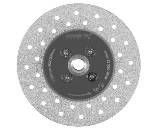 Disc diamantat, 2 in 1, taiere si slefuire beton, marmura, placi ceramice, 125 mm, m14, strend pro