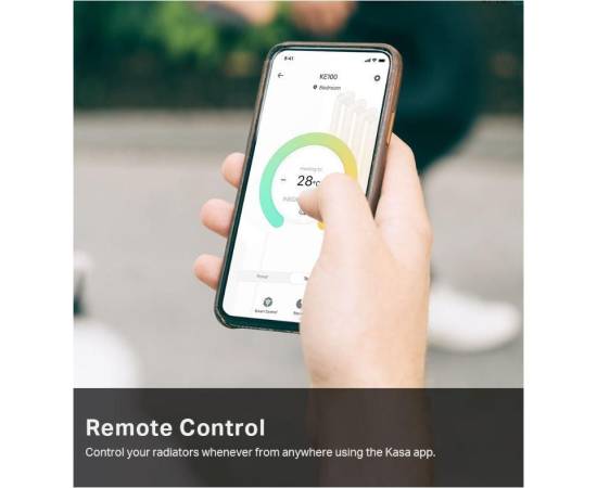 Kit termostat smart pentru calorifer wifi tp-link - ke100 kit, 2 image