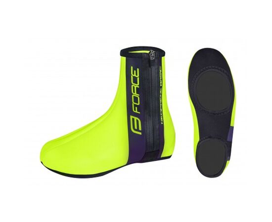 Husă protecţie pantofi FORCE Neopren Basic - fluorescent mărime XXL (46-48)