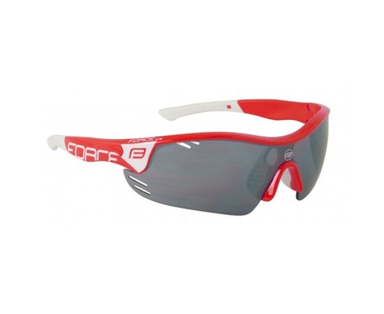 Ochelari ciclism FORCE Race Pro roşi / lentile negre