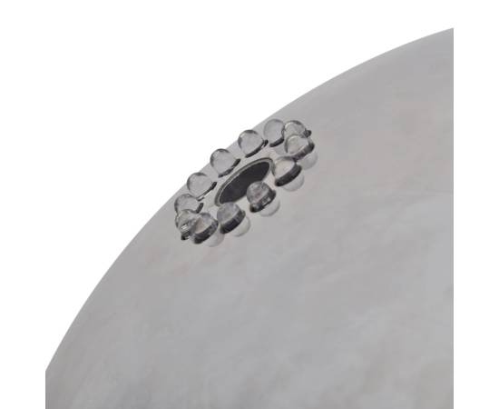 Fântână sferică de grădină cu led-uri, 40 cm, oțel inoxidabil, 4 image