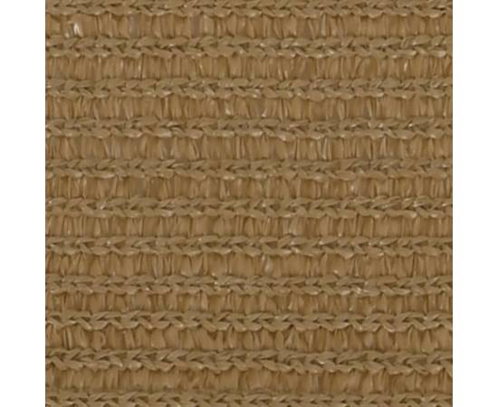 Pânză parasolar, gri taupe, 4,5x4,5 m, hdpe, 160 g/m², 5 image