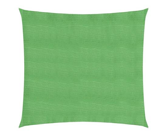 Pânză parasolar, verde deschis, 4,5x4.5 m, hdpe, 160 g/m²