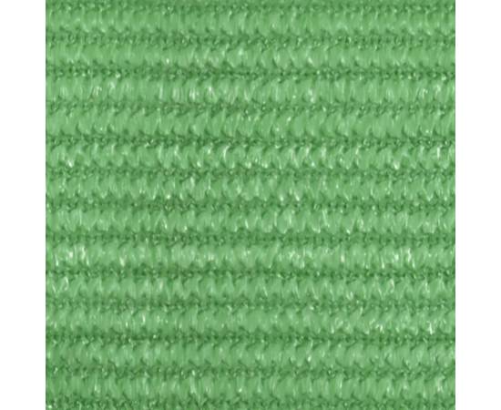 Pânză parasolar, verde deschis, 4,5x4.5 m, hdpe, 160 g/m², 5 image