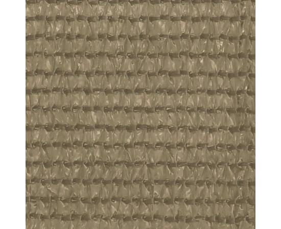 Covor pentru cort, gri taupe, 400x800 cm, hdpe, 2 image