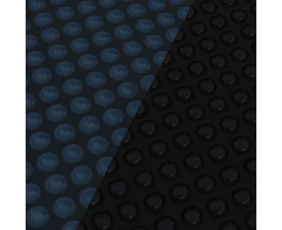 Folie solară plutitoare piscină, negru/albastru, 732x366 cm, pe, 4 image