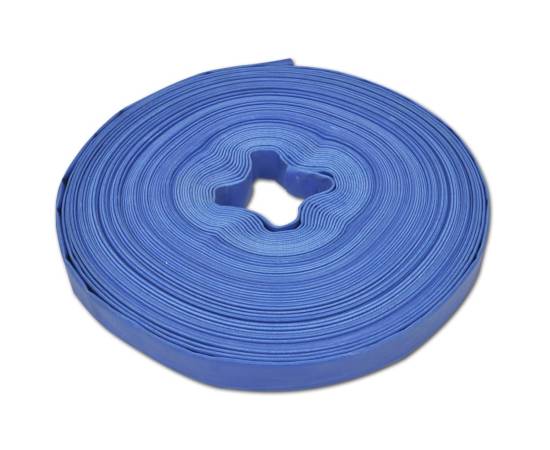 Furtun plat, 100 m 1", pvc