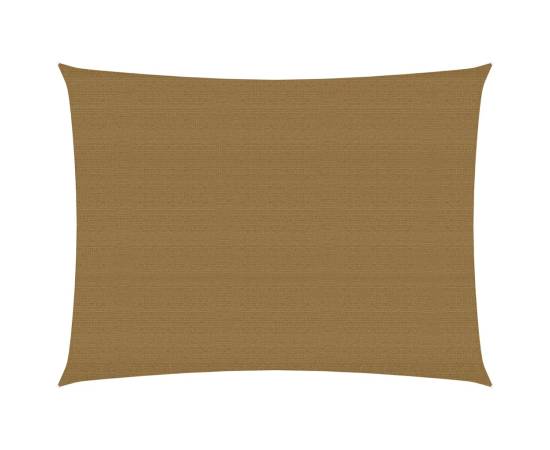 Pânză parasolar, gri taupe, 2,5x3,5 m, hdpe, 160 g/m²