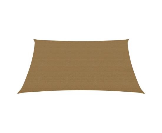 Pânză parasolar, gri taupe, 2,5x3,5 m, hdpe, 160 g/m², 2 image