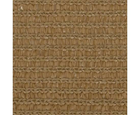 Pânză parasolar, gri taupe, 2,5x3,5 m, hdpe, 160 g/m², 5 image