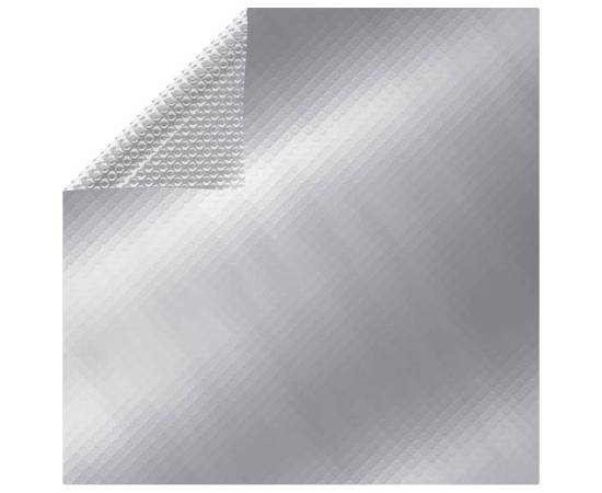Prelată de piscină, argintiu, 800x500 cm, pe, dreptunghiular
