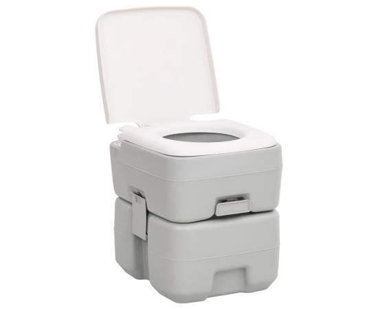 Set portabil cu toaletă, lavoar și rezervor apă pentru camping, 3 image
