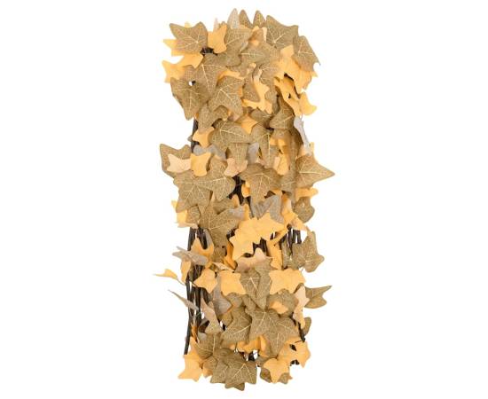 Spalier frunze arțar artificiale extensibil, oranj, 180x60 cm, 4 image