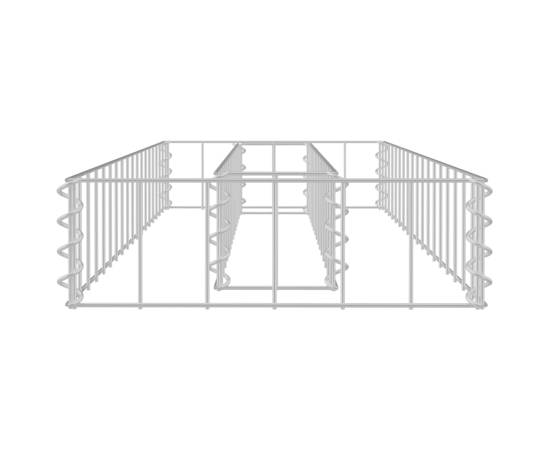 Strat înălțat gabion, 90 x 30 x 10 cm, oțel galvanizat, 4 image