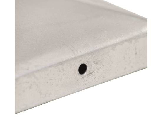 Capace stâlpi de gard piramidă 6 buc. metal galvanizat 91x91 mm, 7 image