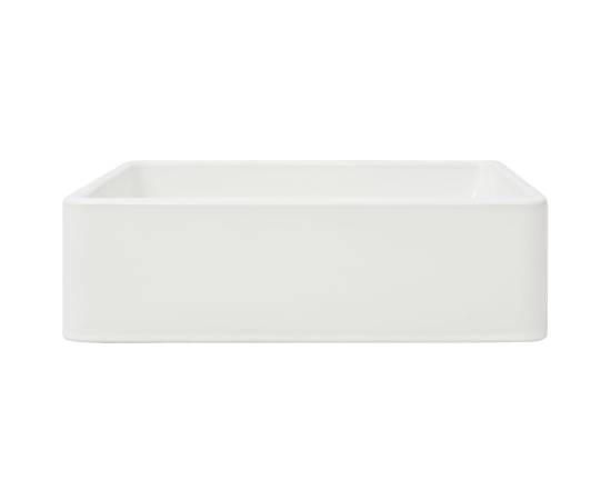 Chiuvetă ceramică, alb, 41 x 30 x 12 cm, 4 image