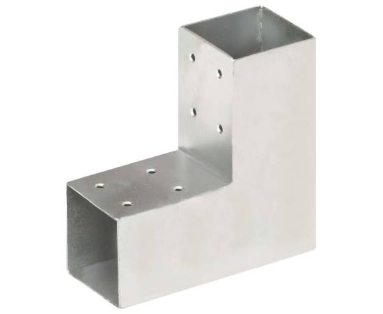 Conector de grindă, formă l, 71 x 71 mm, metal galvanizat