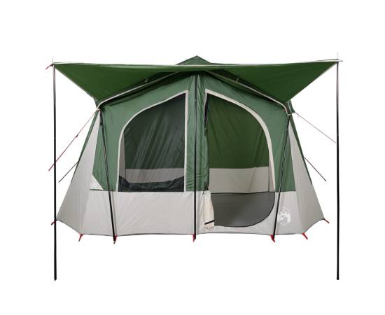 Cort cabină de camping, 5 persoane, verde, impermeabil, 5 image