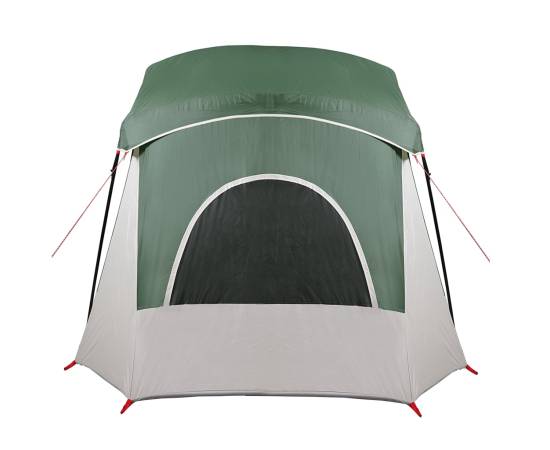 Cort cabină de camping, 5 persoane, verde, impermeabil, 8 image