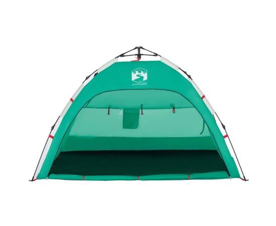 Cort camping 4 persoane verde marin impermeabil setare rapidă, 7 image