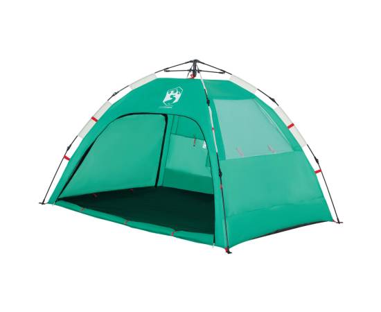 Cort camping 4 persoane verde marin impermeabil setare rapidă, 4 image