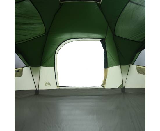 Cort de camping cupolă pentru 1 persoană, verde, impermeabil, 10 image