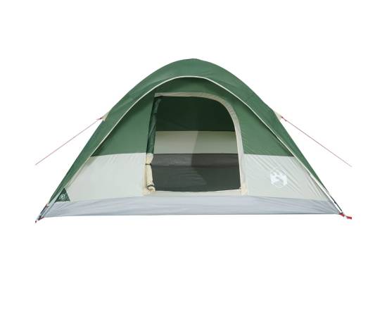 Cort de camping cupolă pentru 6 persoane, verde, impermeabil, 7 image