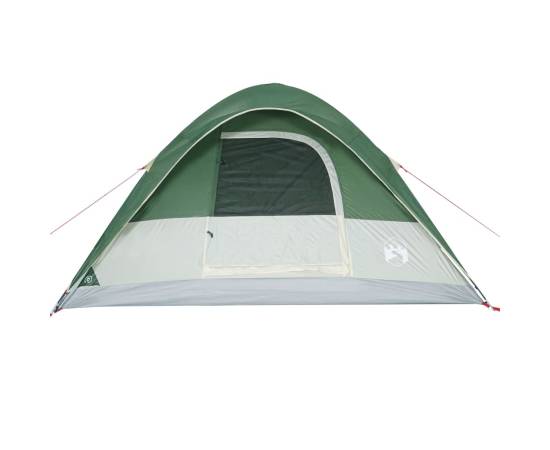 Cort de camping cupolă pentru 6 persoane, verde, impermeabil, 6 image