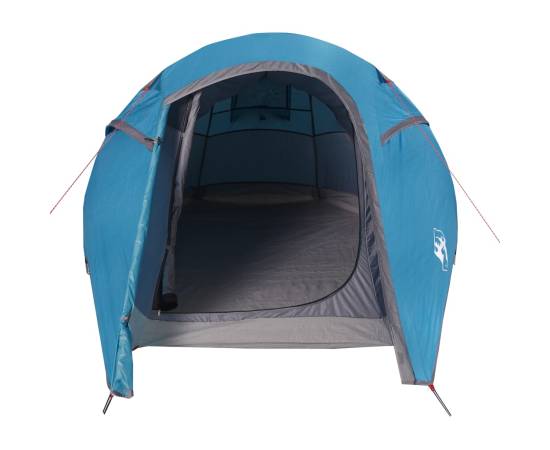 Cort de camping pentru 3 persoane, albastru, impermeabil, 7 image
