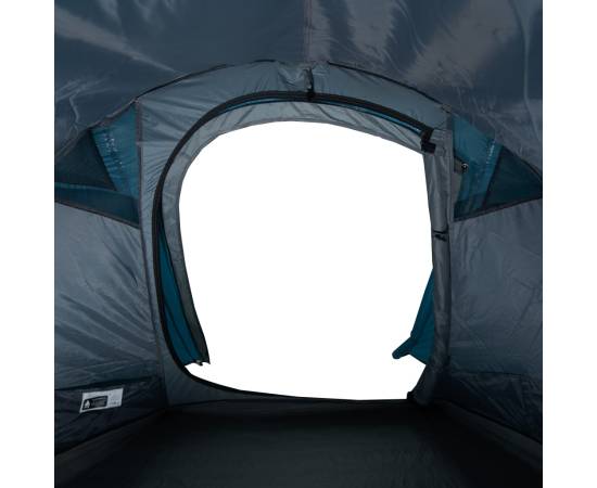 Cort de camping pentru 3 persoane, albastru, impermeabil, 11 image