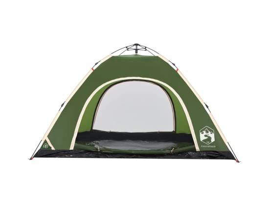 Cort de camping pentru 5 persoane, eliberare rapidă, verde, 8 image
