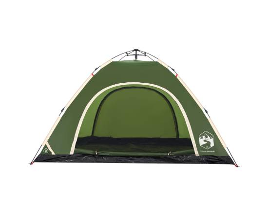 Cort de camping pentru 5 persoane, eliberare rapidă, verde, 7 image