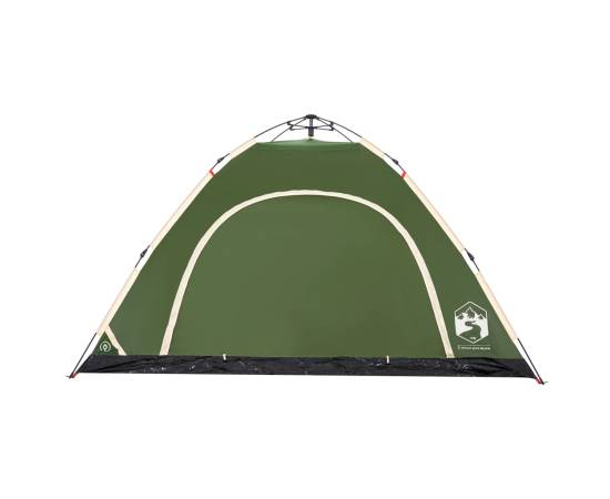 Cort de camping pentru 5 persoane, eliberare rapidă, verde, 6 image
