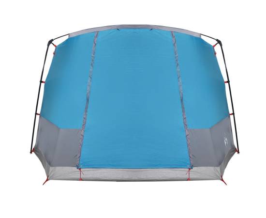 Cort de camping tunel pentru 4 persoane, albastru, impermeabil, 8 image