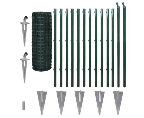 Euro gard, verde, 25 x 1,2 m, oțel, 2 image
