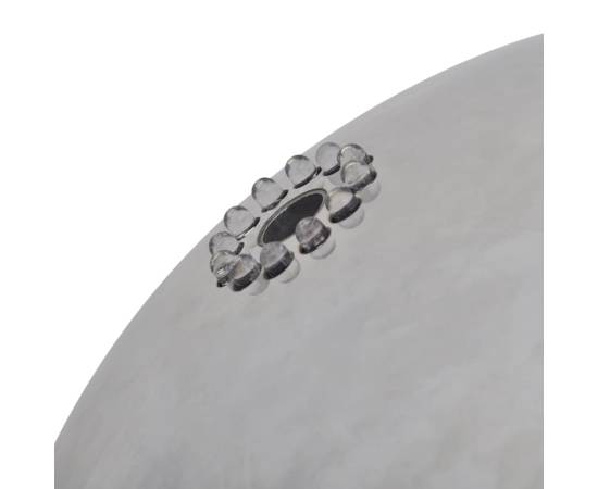 Fântână sferică de grădină cu led-uri, 20 cm, oțel inoxidabil, 4 image