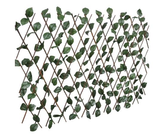 Garduri cu zăbrele, frunze artificiale, 5 buc.,180x60cm, salcie, 2 image