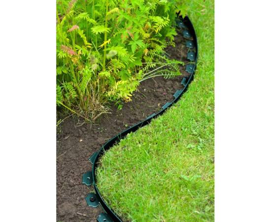 Nature margine pentru bordură de grădină, verde, 5cmx10m, 4 image