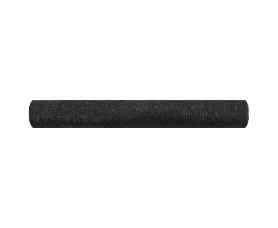 Plasă protecție intimitate, negru, 2x10 m, hdpe, 75 g/m², 2 image