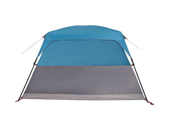Cabină cort de camping, 4 persoane, albastru, impermeabil, 9 image