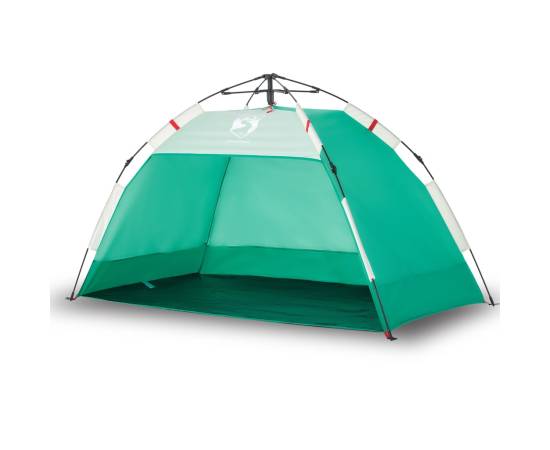 Cort camping 4 persoane verde marin impermeabil setare rapidă, 2 image