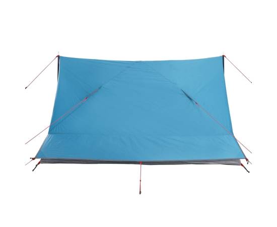 Cort camping pentru 2 persoane, albastru, impermeabil, 7 image