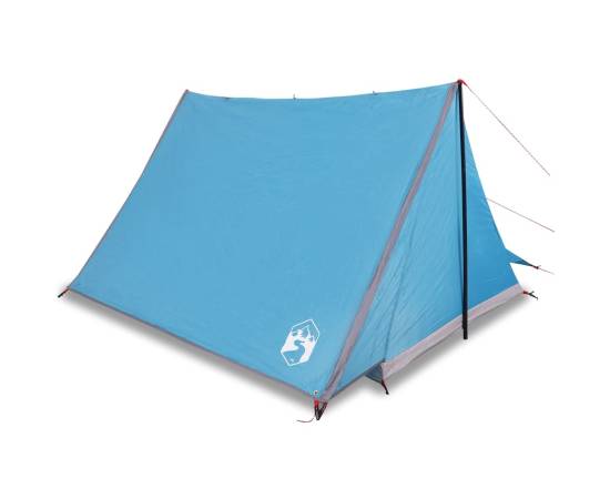 Cort camping pentru 2 persoane, albastru, impermeabil, 2 image