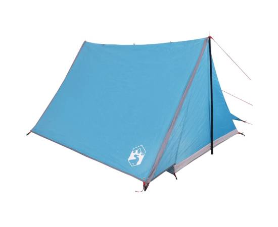 Cort camping pentru 2 persoane, albastru, impermeabil, 4 image