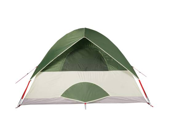 Cort de camping cupolă pentru 2 persoane, verde, impermeabil, 9 image