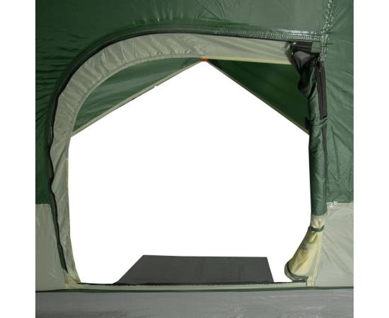 Cort de camping cupolă pentru 2 persoane, verde, impermeabil, 10 image