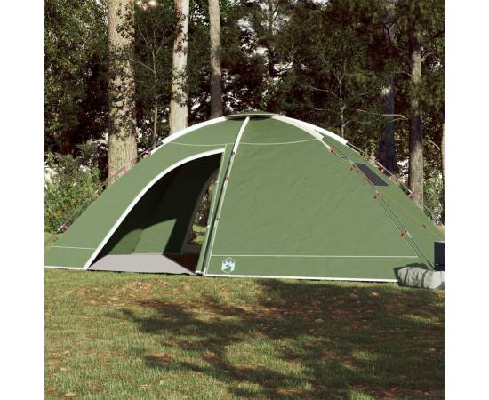 Cort de camping pentru 8 persoane, verde, impermeabil