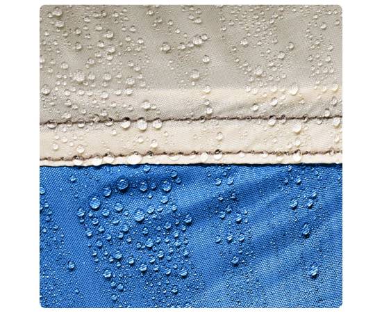 Cort de plajă pop-up, albastru azur, rezistent la apă, 11 image