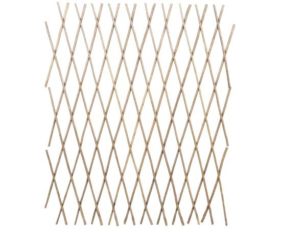 Gard cu zăbrele, 5 buc.,180 x 90 cm, salcie, 2 image