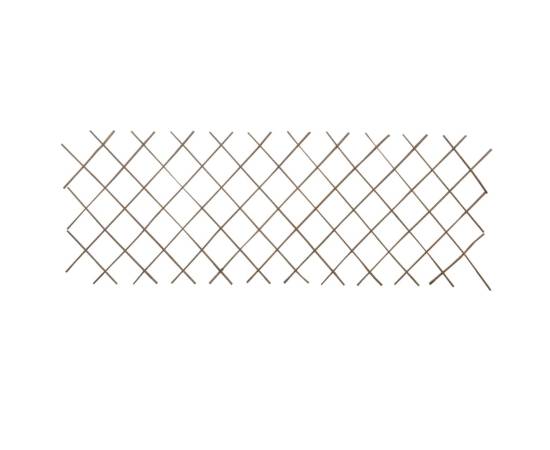 Gard cu zăbrele, 5 buc.,180 x 90 cm, salcie, 4 image